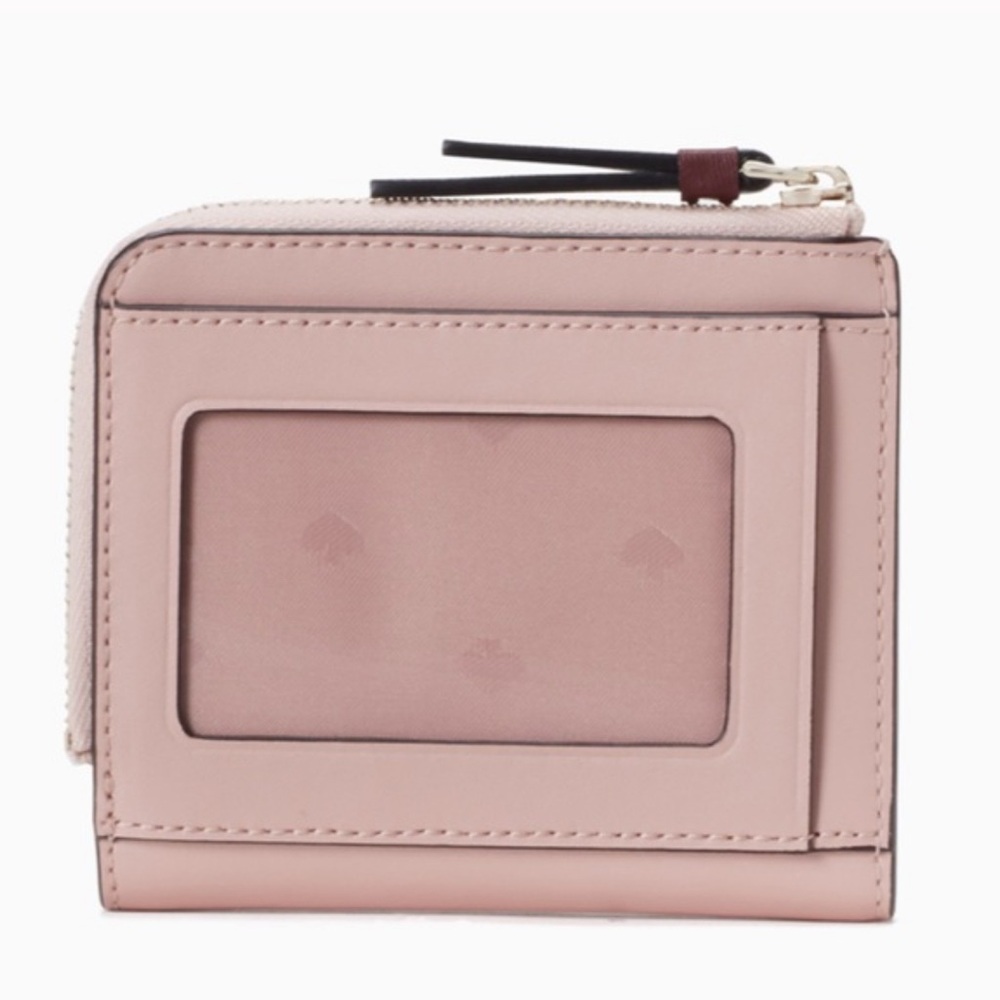 Kate Spade floral pup L zip wallet NWOT - Picture 4 of 5